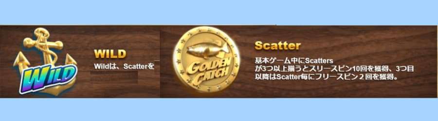 Golden Catch（ゴールデンキャッチ）のシンボル
