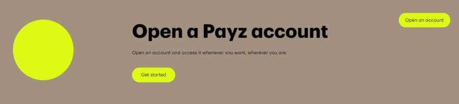 payz 登録　オープンアカウント